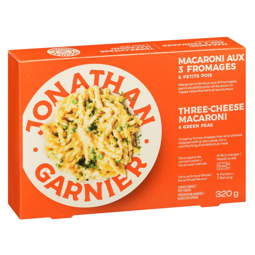 Macaroni aux 3 fromages et petits pois