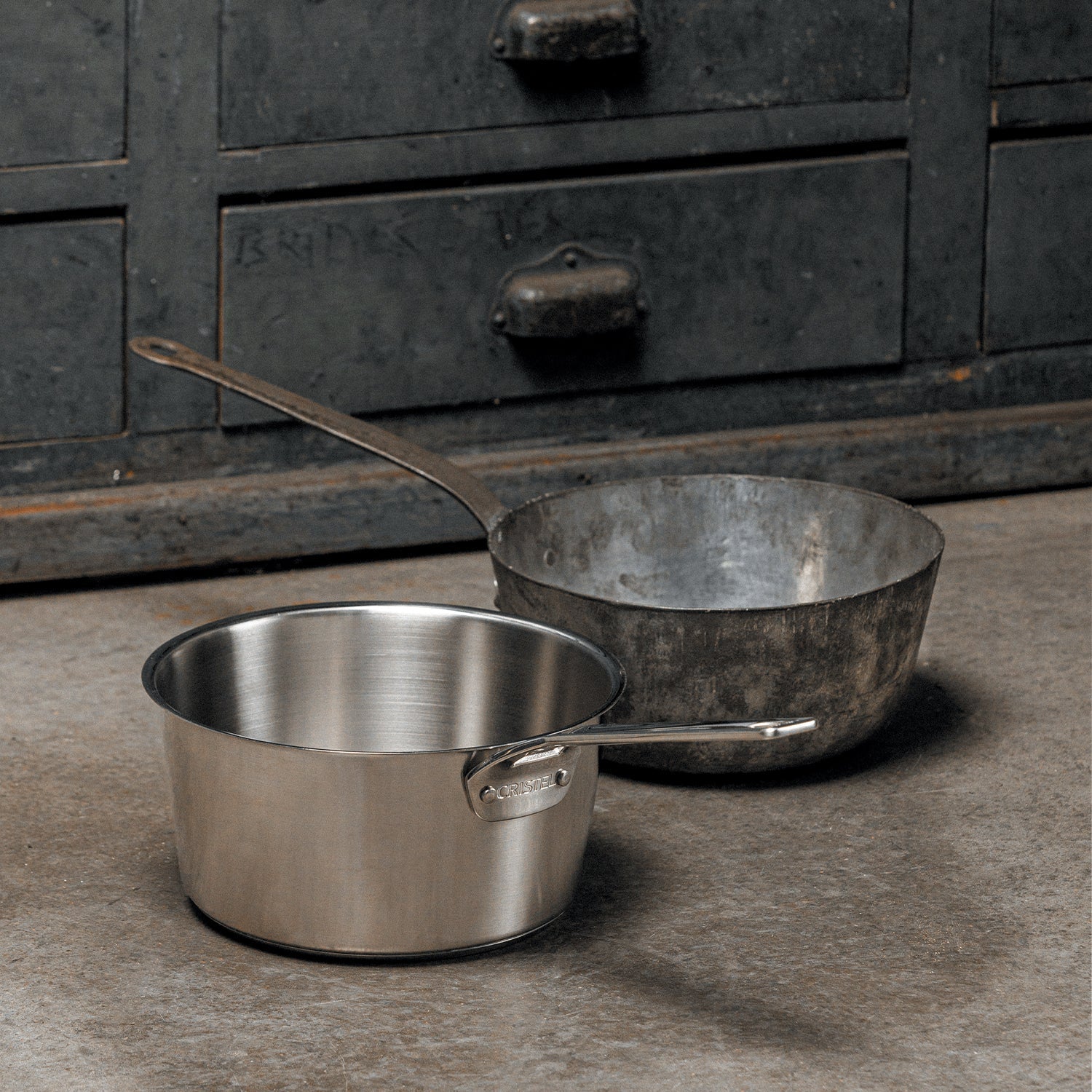 Ensemble de 8 pièces en acier inoxydable Cristel - Collection 1826 - Cristel - Casserole - - La Guilde Culinaire