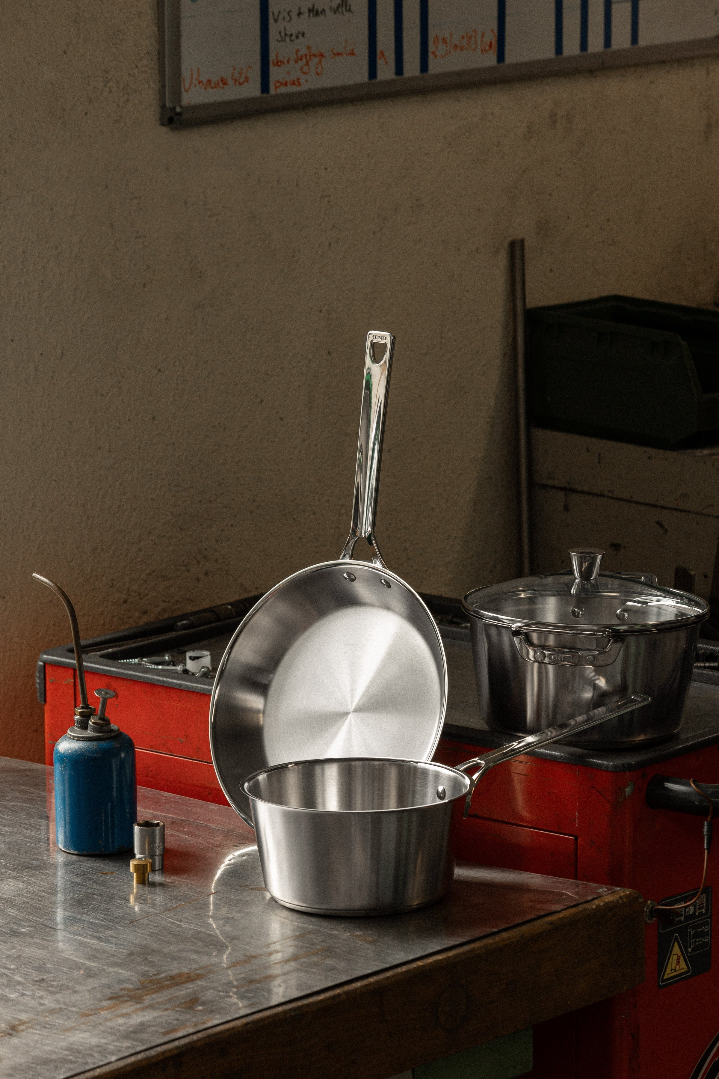 Ensemble de 8 pièces en acier inoxydable Cristel - Collection 1826 - Cristel - Casserole - - La Guilde Culinaire