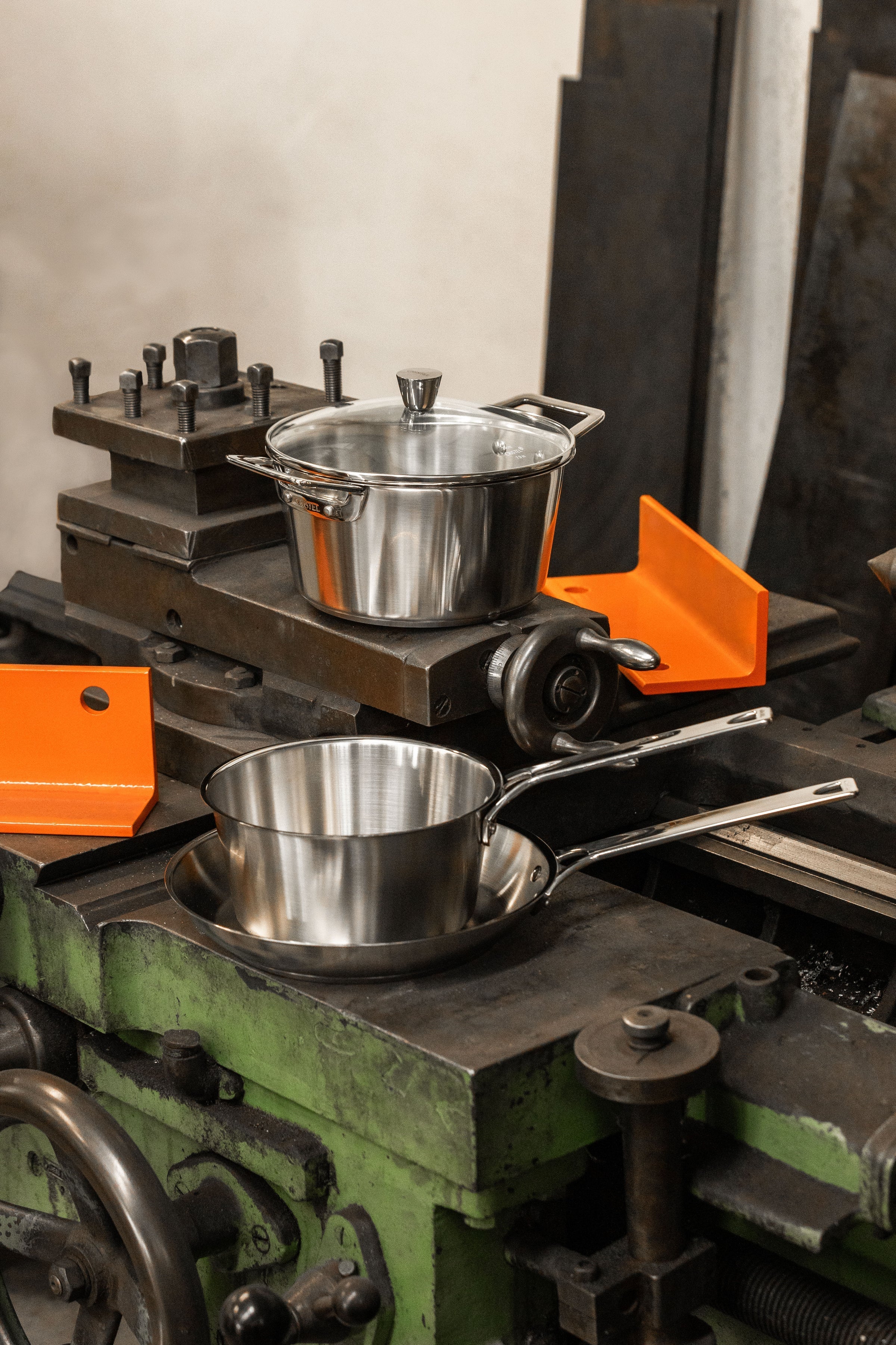 Ensemble de 8 pièces en acier inoxydable Cristel - Collection 1826 - Cristel - Casserole - - La Guilde Culinaire