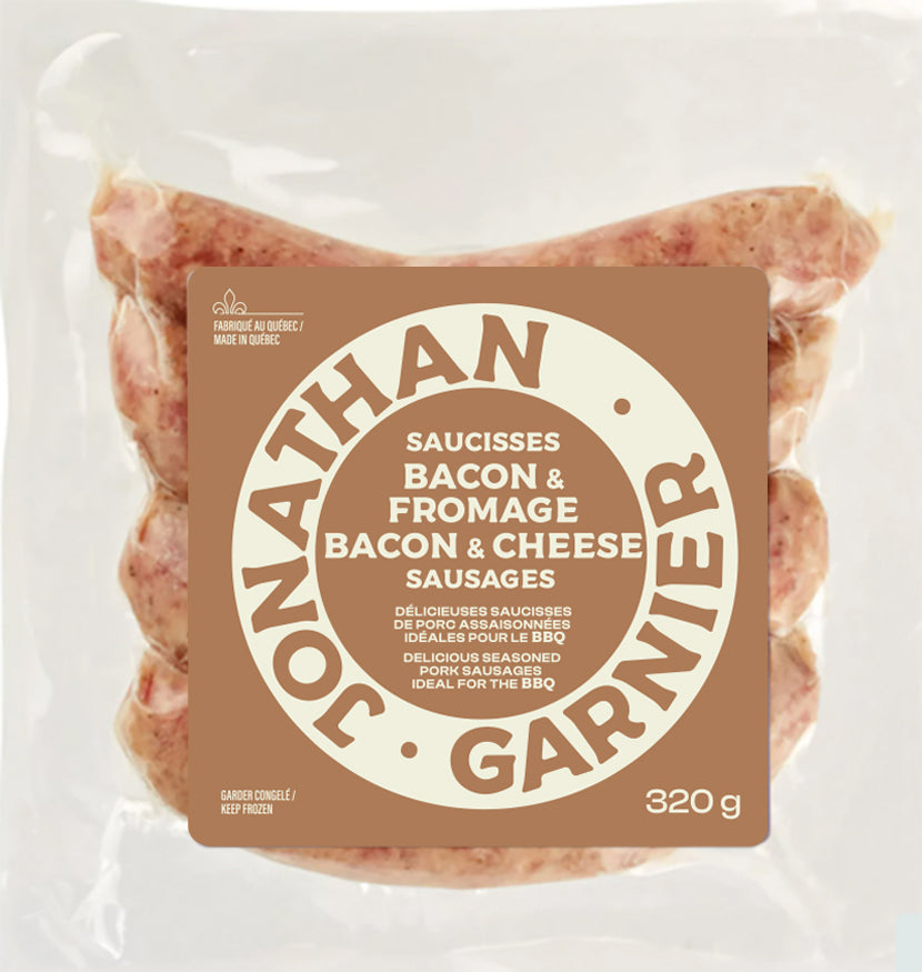 Salsicce con bacon e formaggio