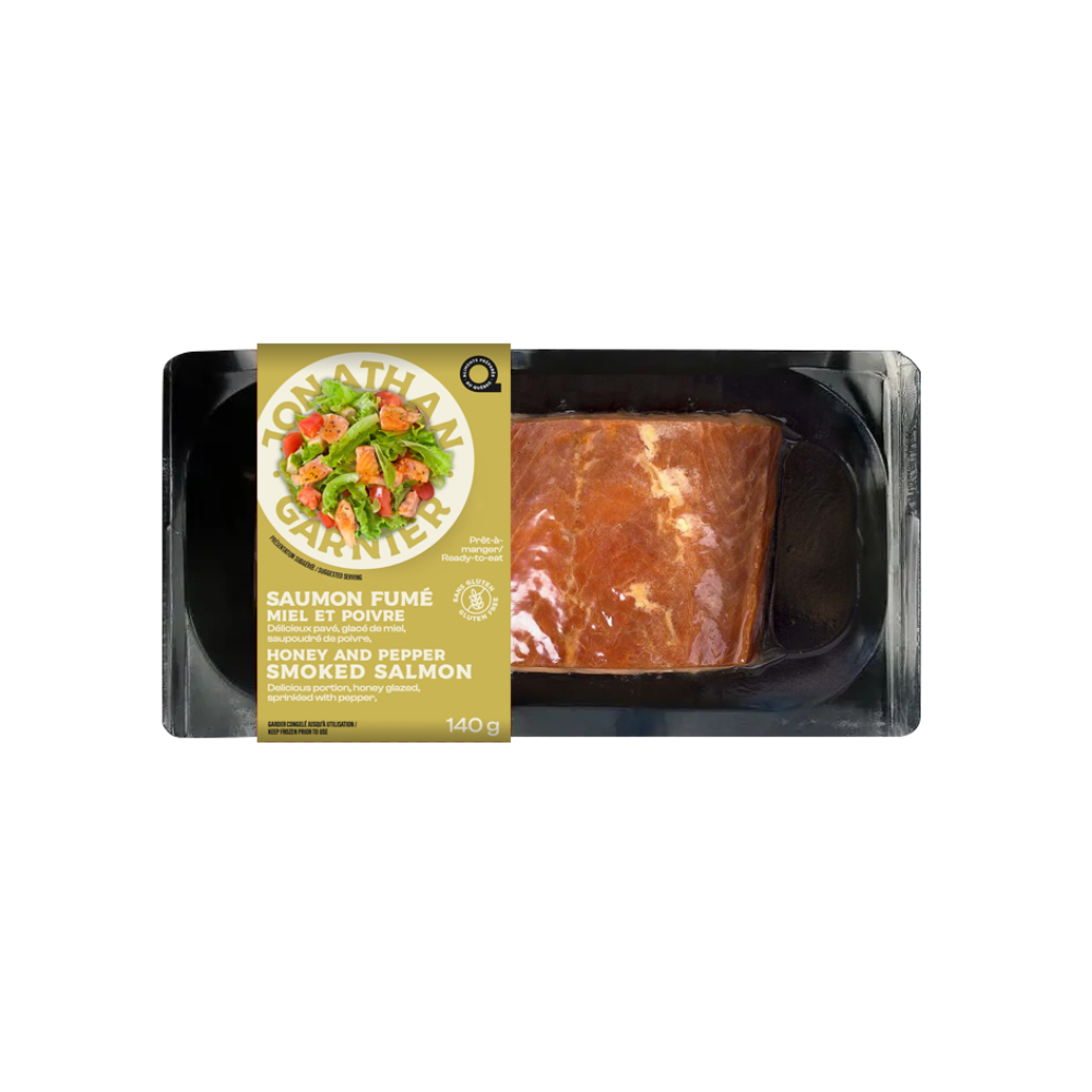 Saumon fumé miel et poivre