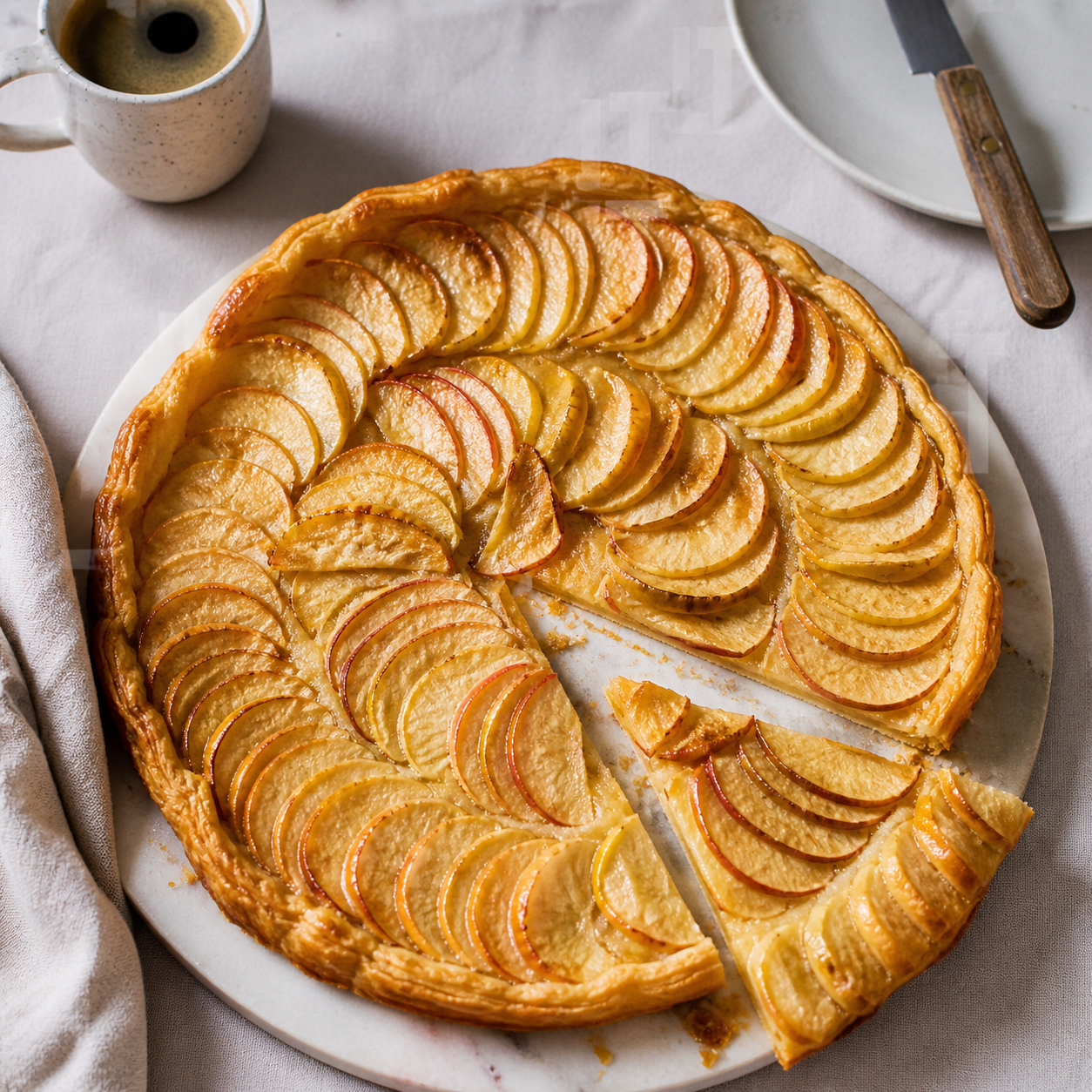 Tarte fine aux pommes