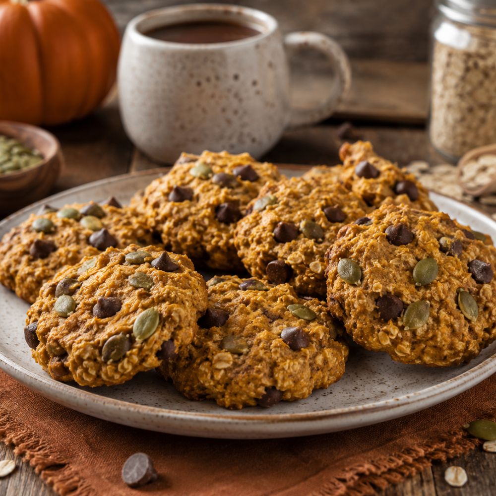 Biscuit citrouille et chocolat