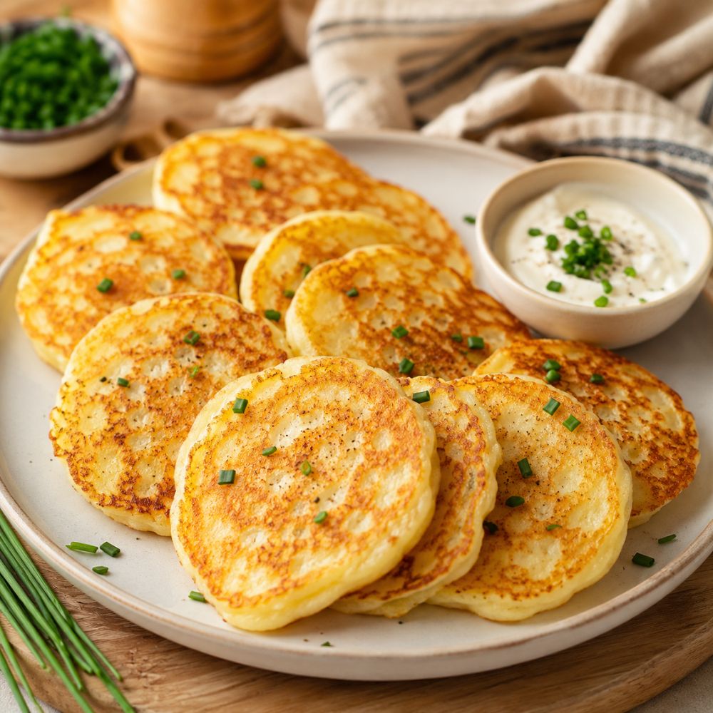 Blinis de pommes de terre