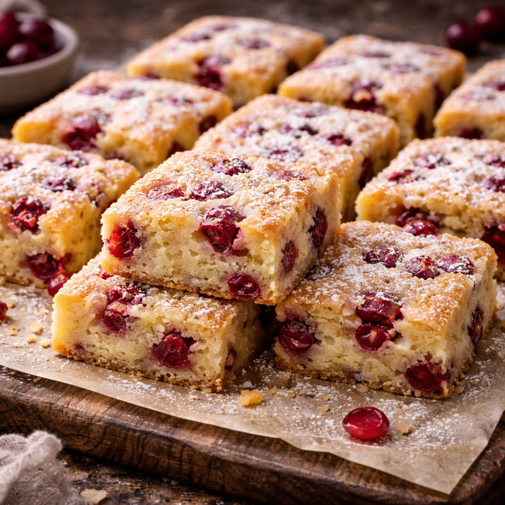 Blondie aux Canneberges