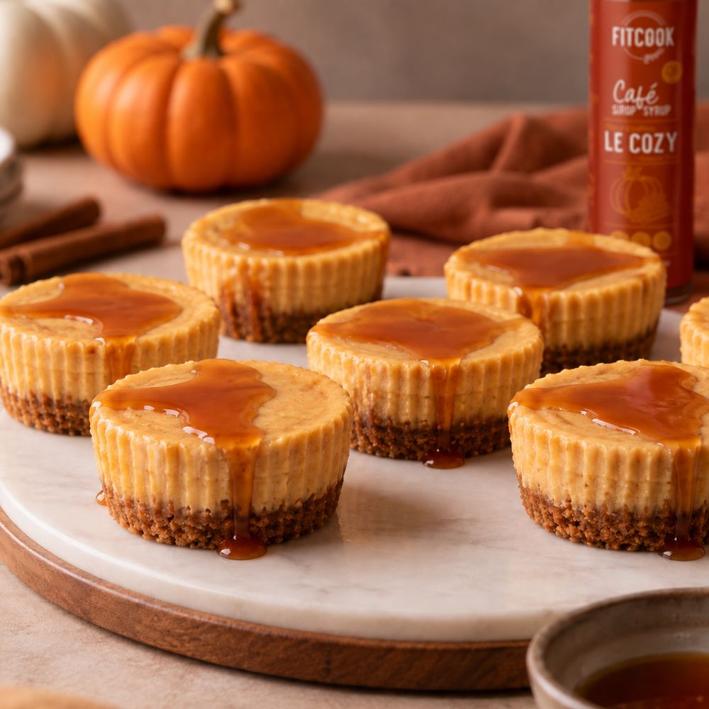 Bouchées de cheesecake à la citrouille