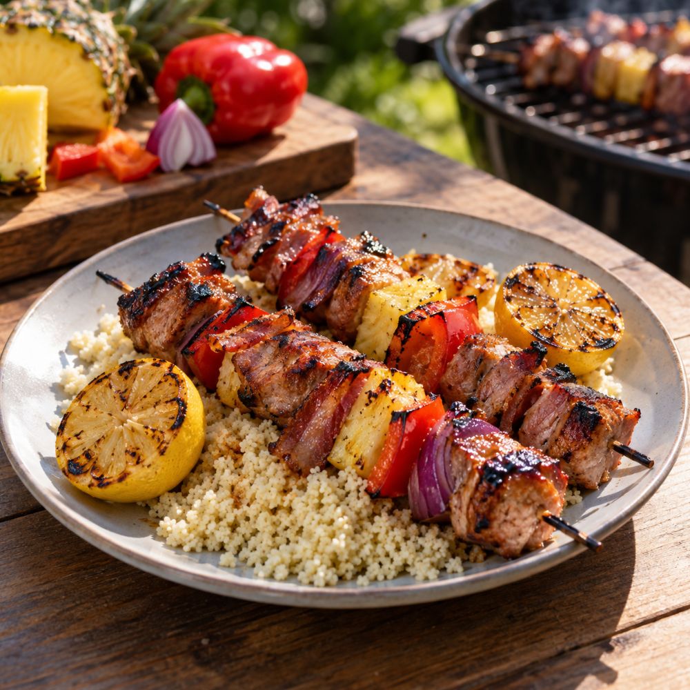 Brochettes cochonnes