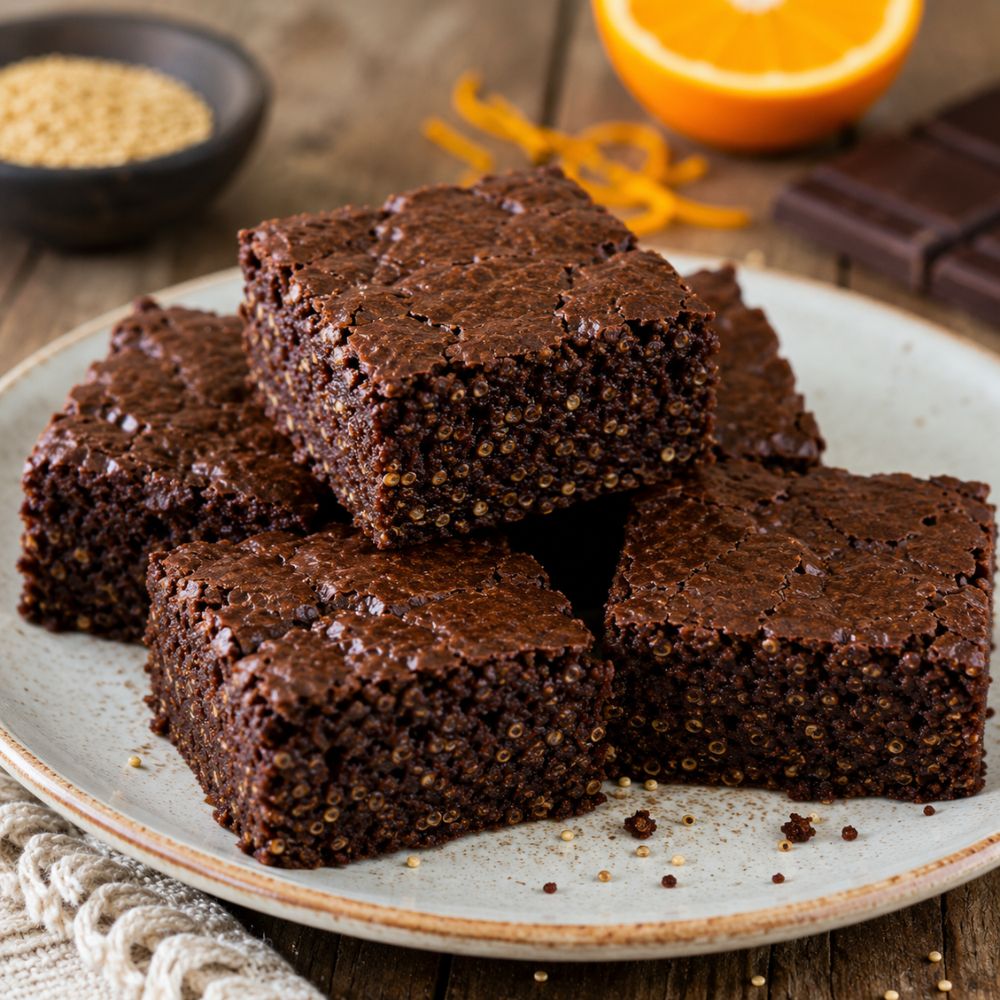 Brownies chocolat et quinoa
