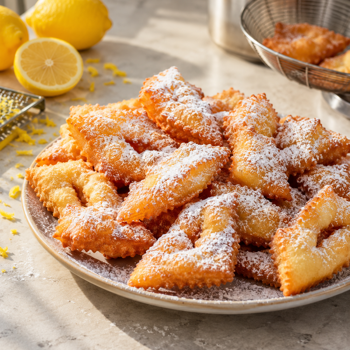 Bugnes au Citron