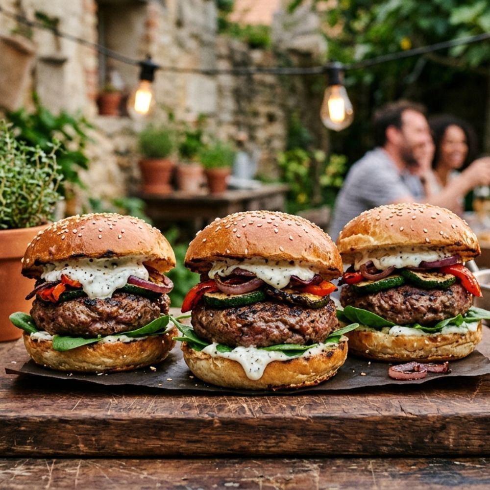 Burger à la grecque