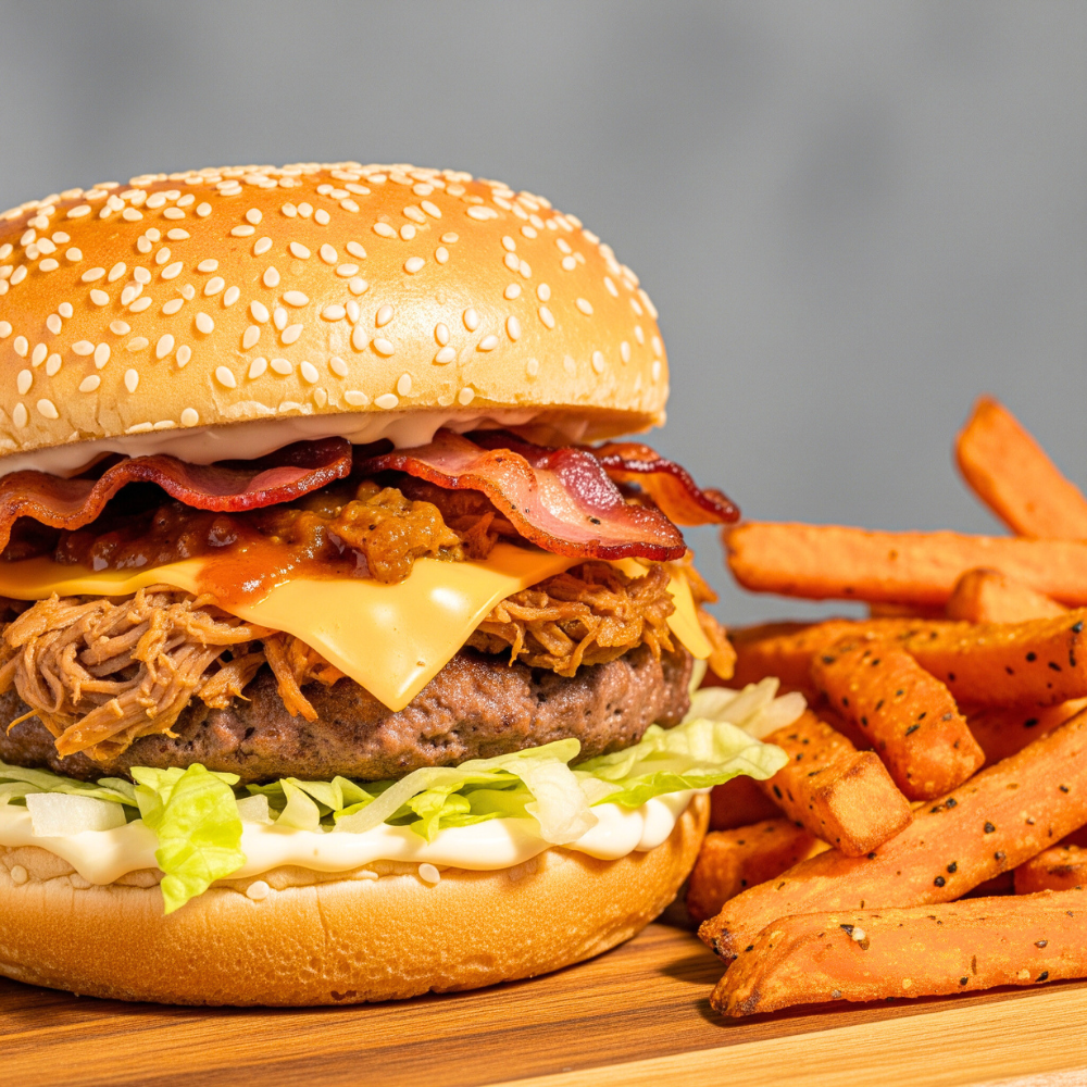 Burger de Porc Effiloché