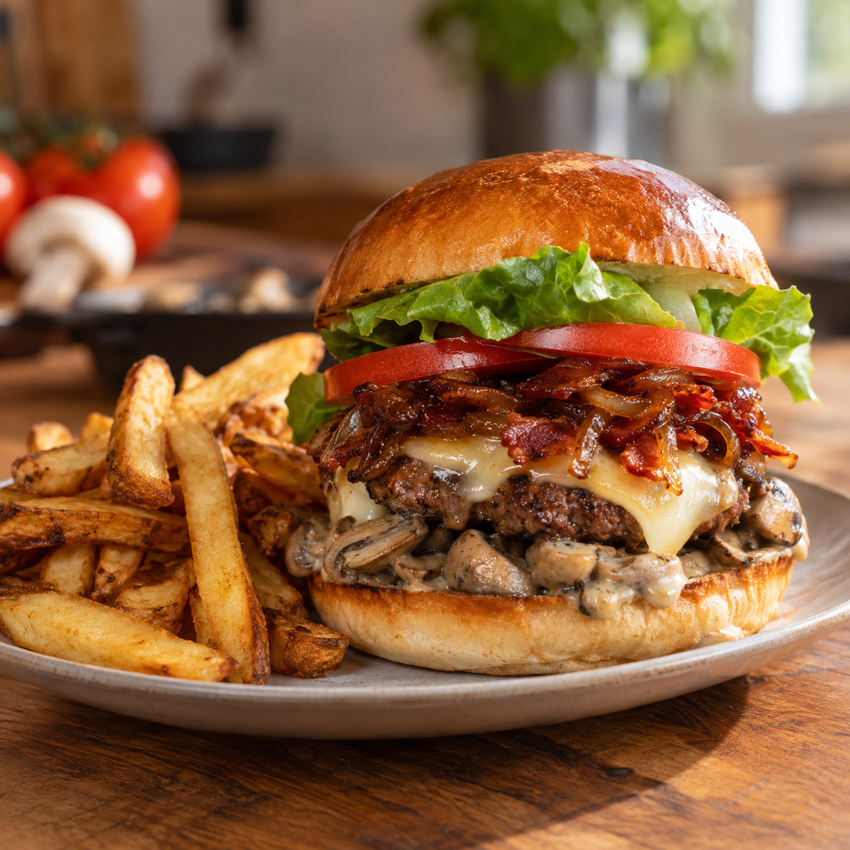 Burger de bœuf du connaisseur