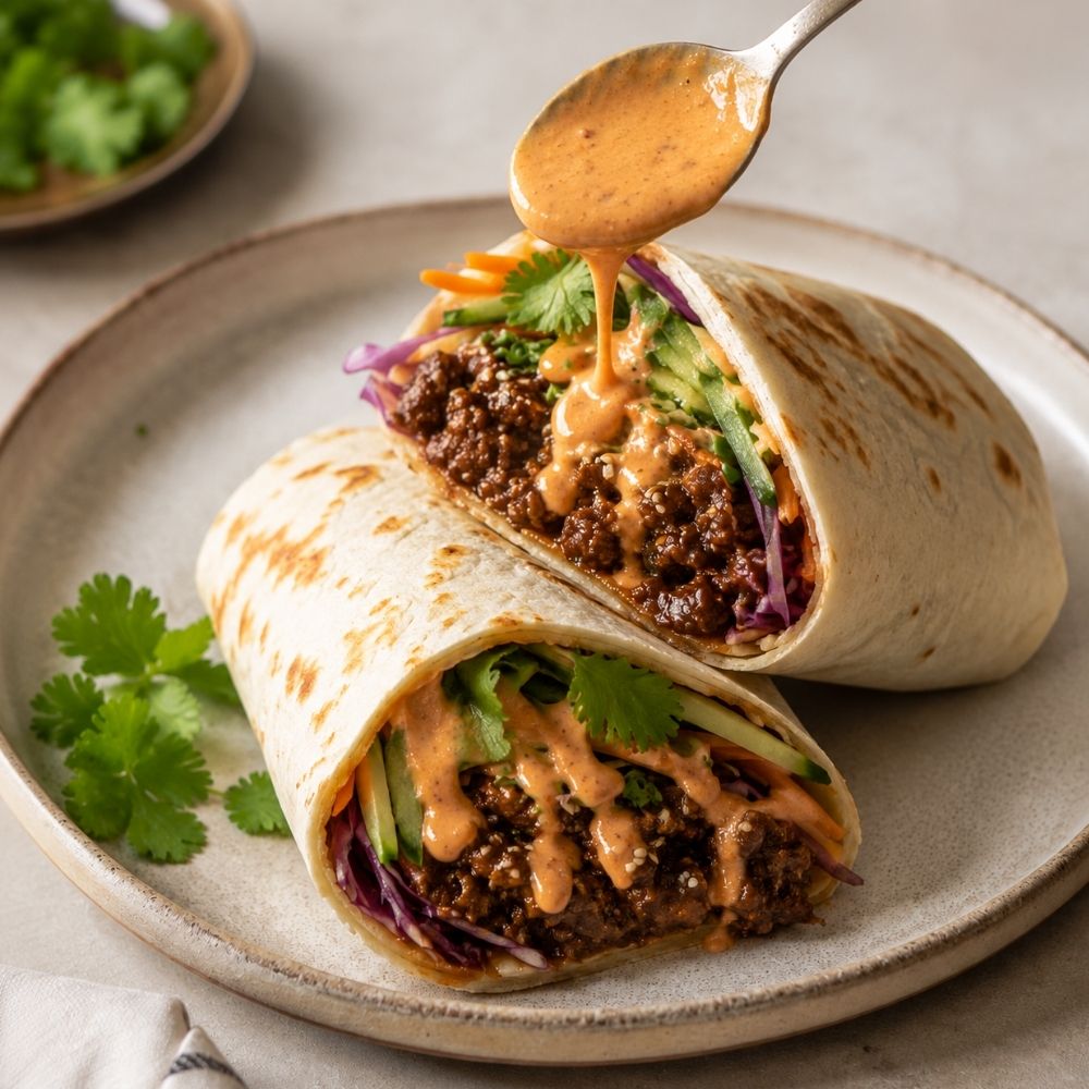 Burritos au bœuf BBQ coréen