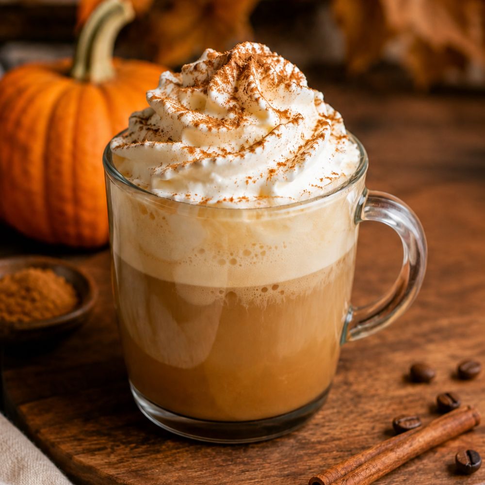 Café latte épicé à la citrouille