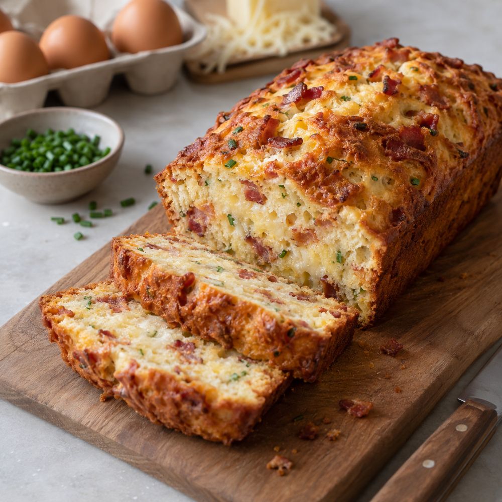 Cake au bacon