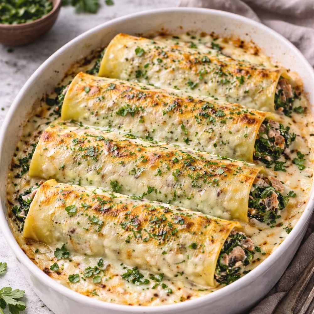 Cannellonis au saumon