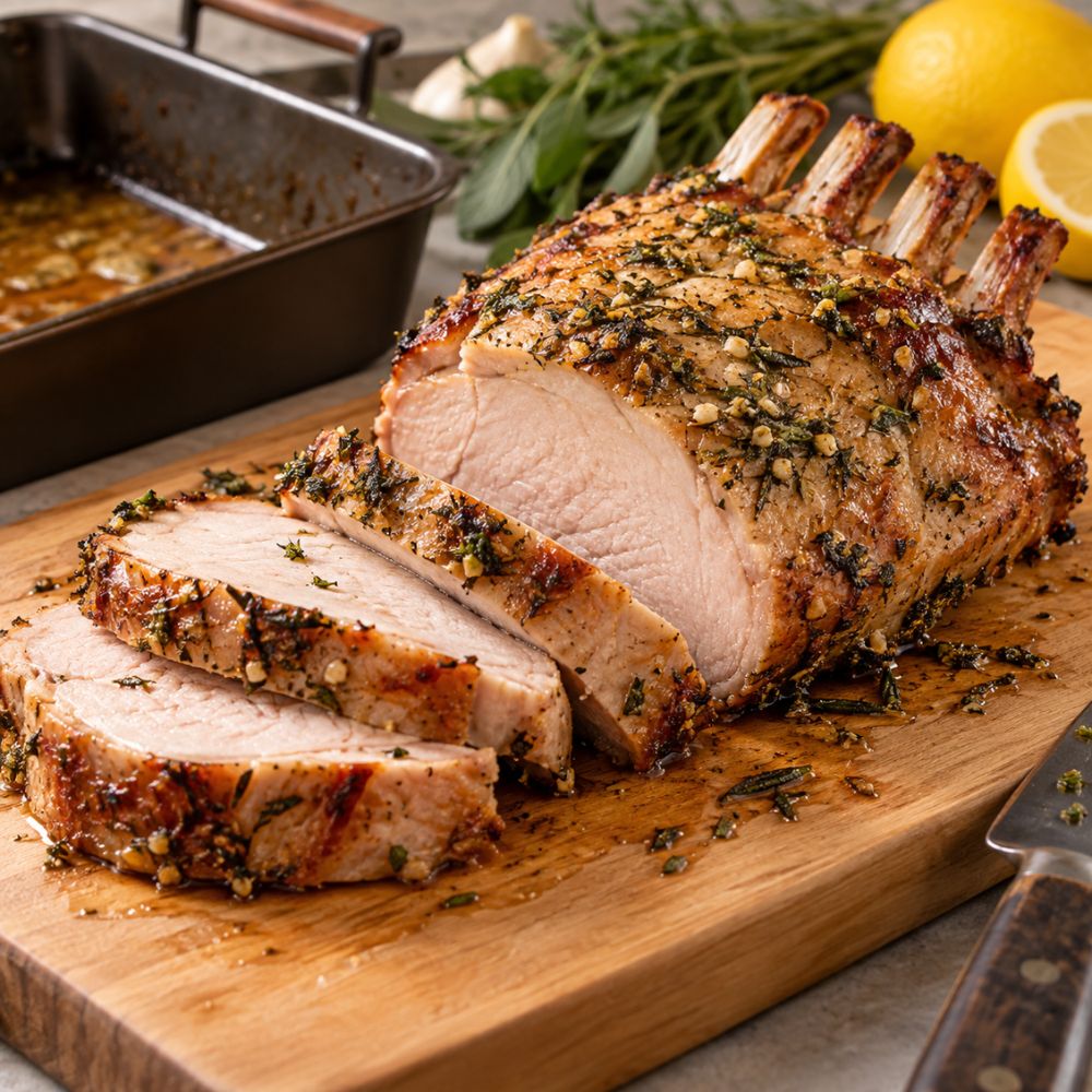 Carré de porc à l'italienne