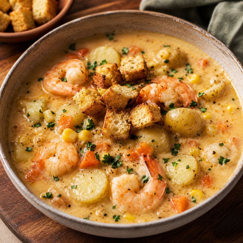 Chaudrée de crevettes