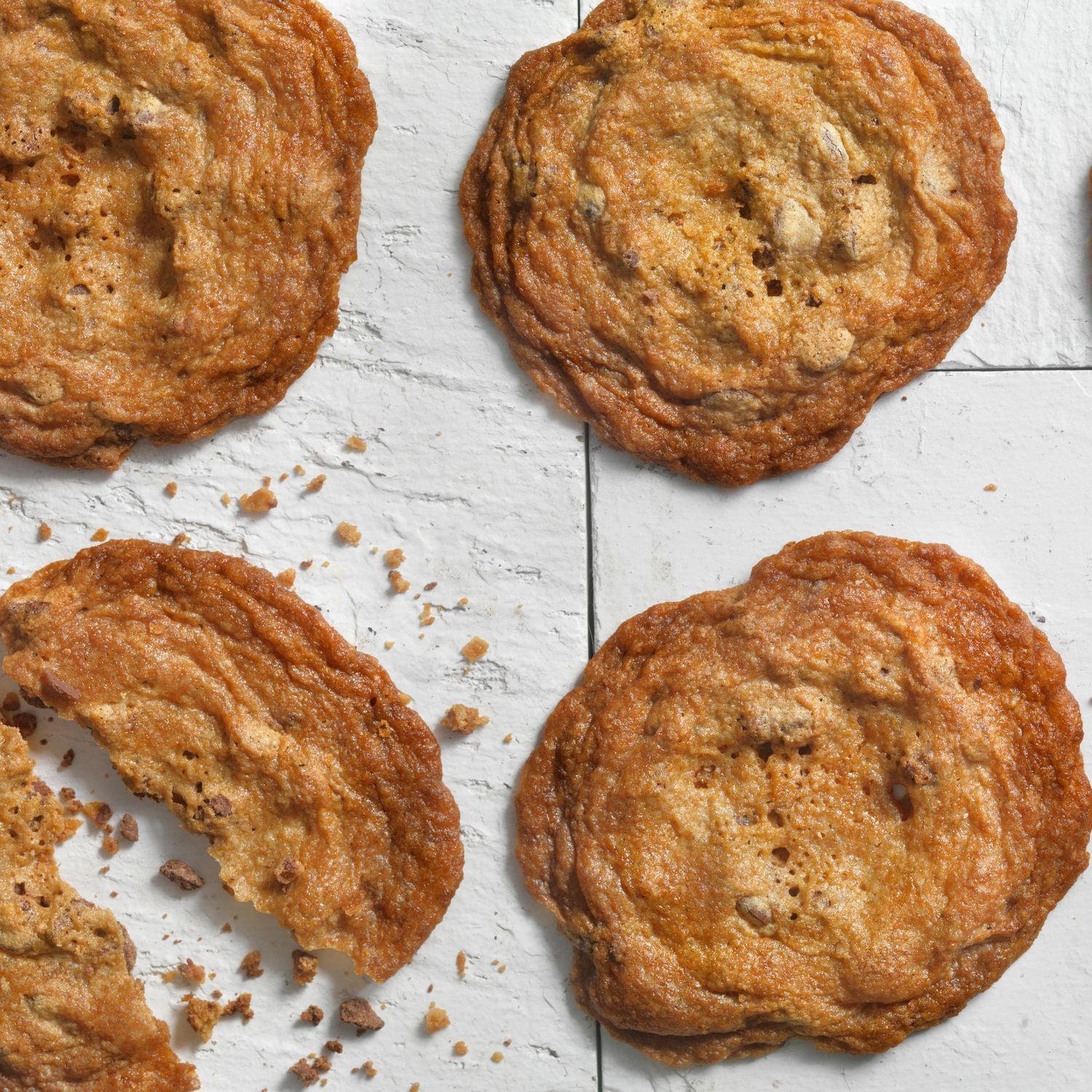 Crispy and thin cookie (white sugar, long cooking) | Jonathan Garnier