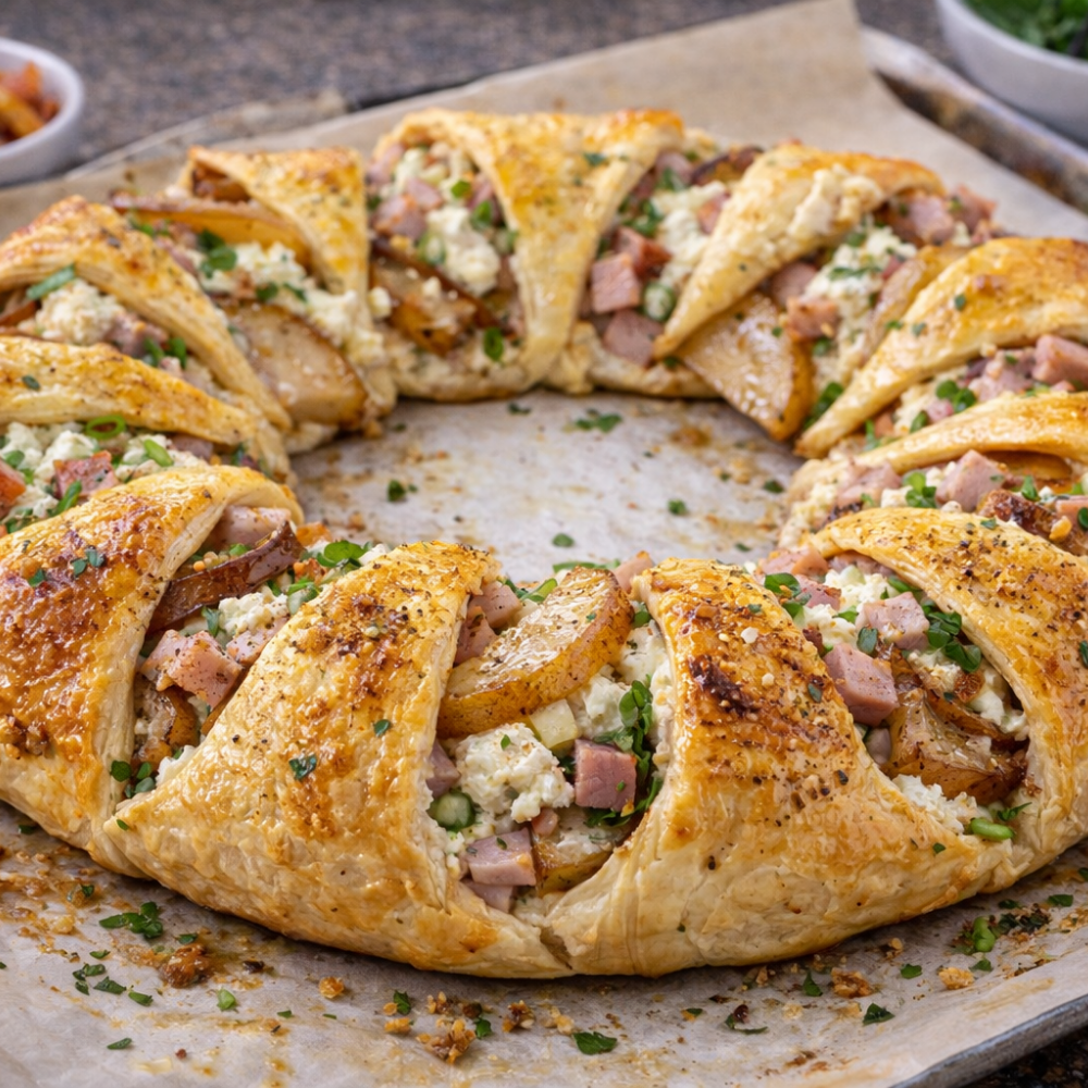 Couronne de poire au fromage