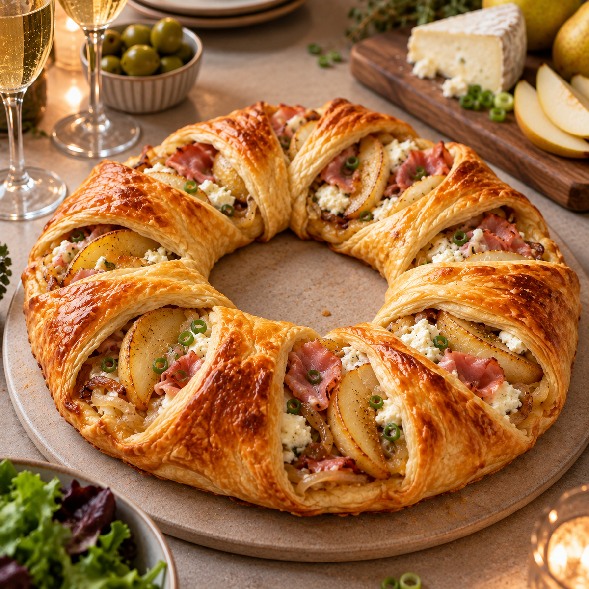 Couronne de poire au fromage
