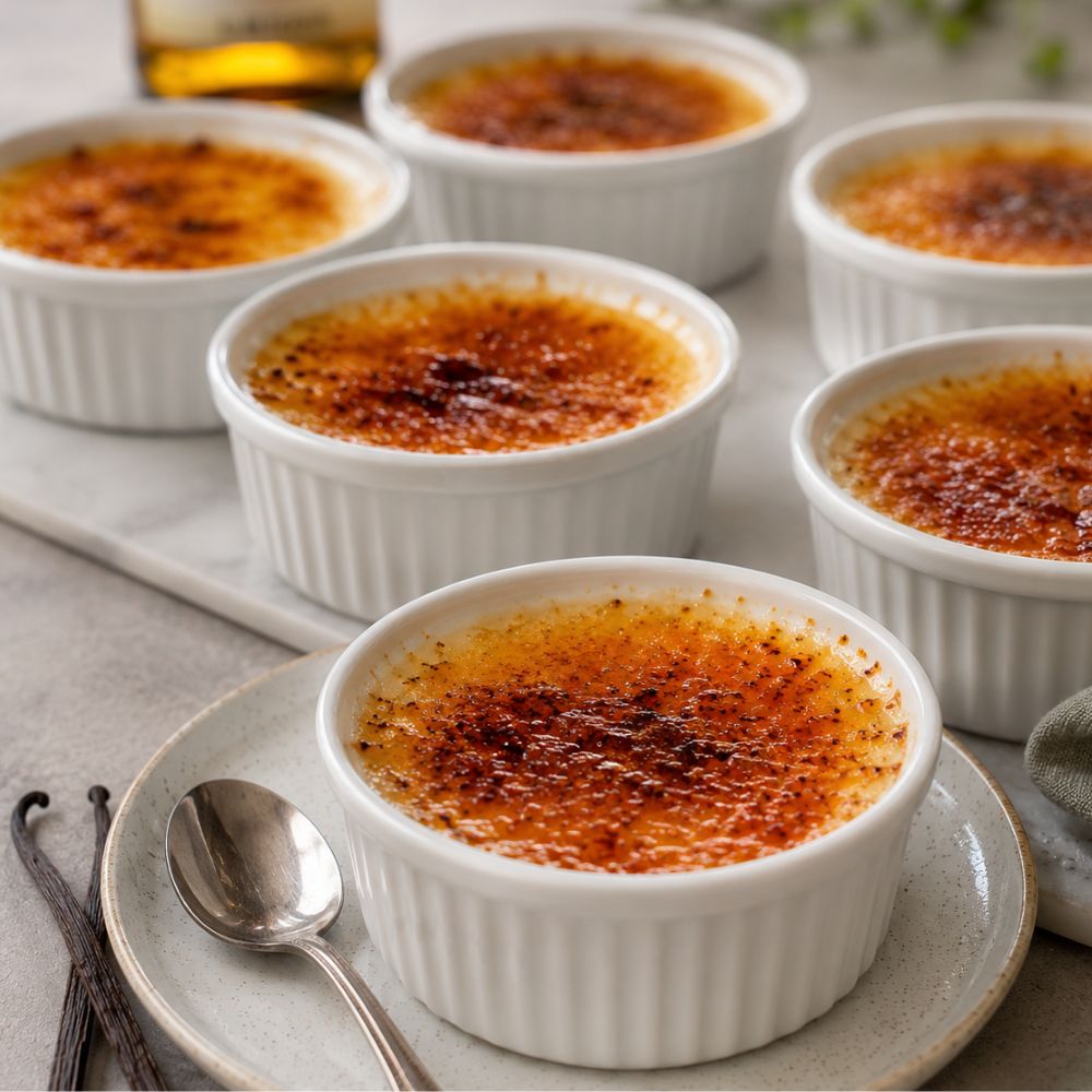 Crème brûlée à la bière