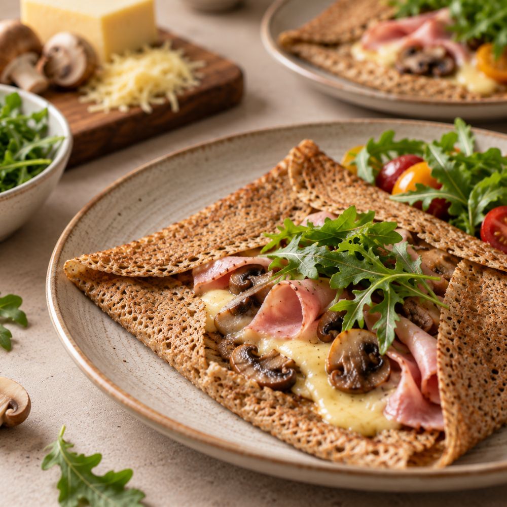 Crêpes de sarrasin salées