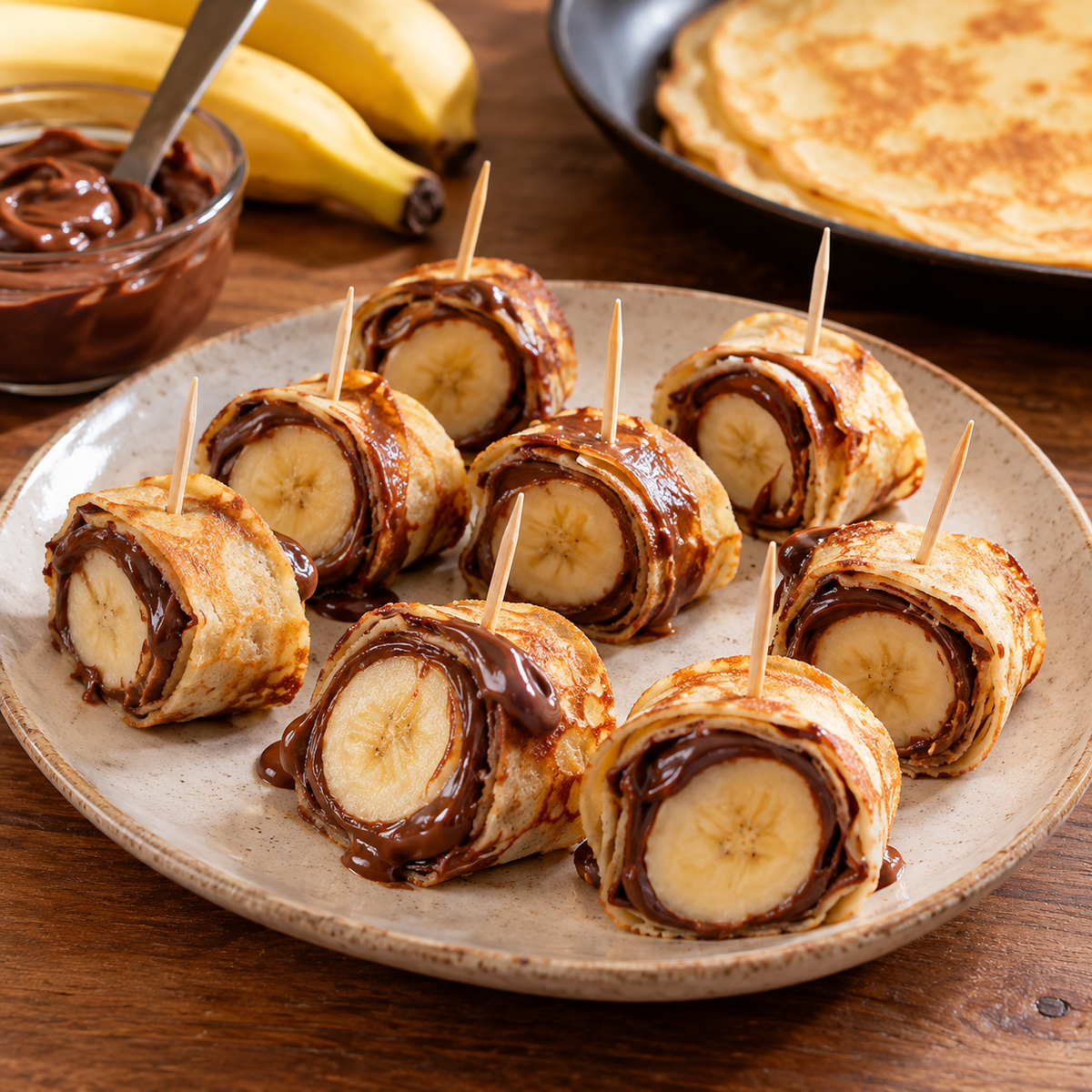 Crêpes nutella banane