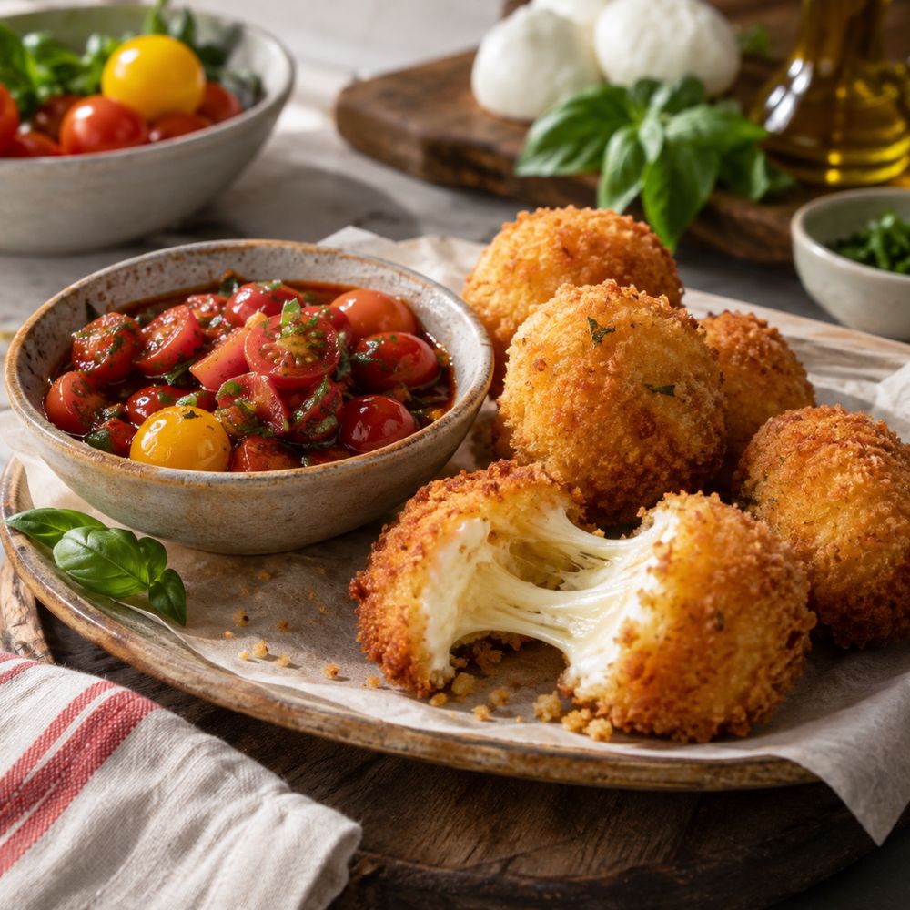 Croquettes de mozzarella di bufala
