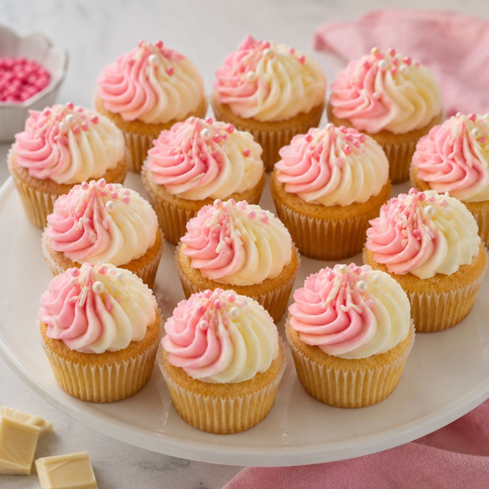 Cupcake chocolat blanc