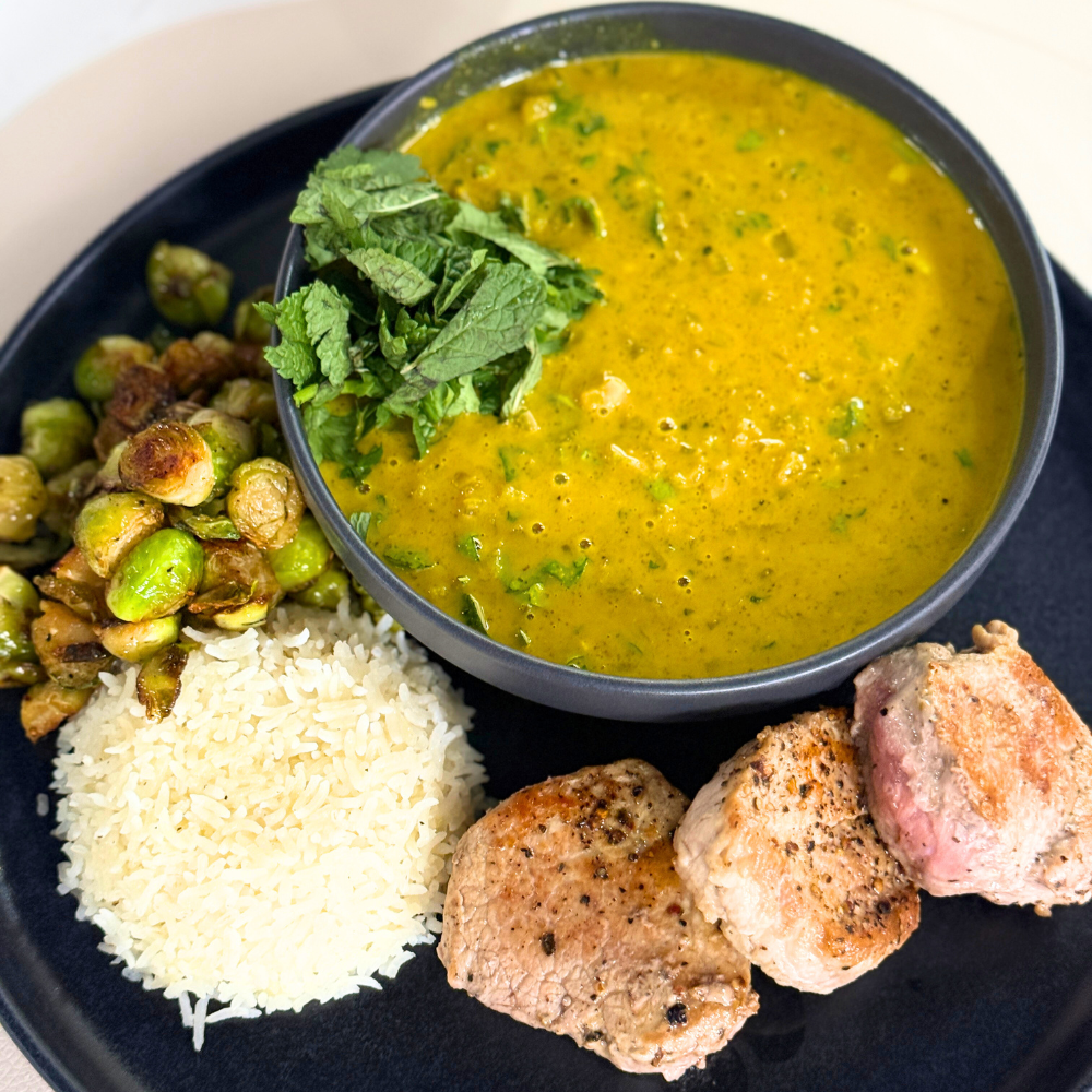 Filet de porc au cari coco