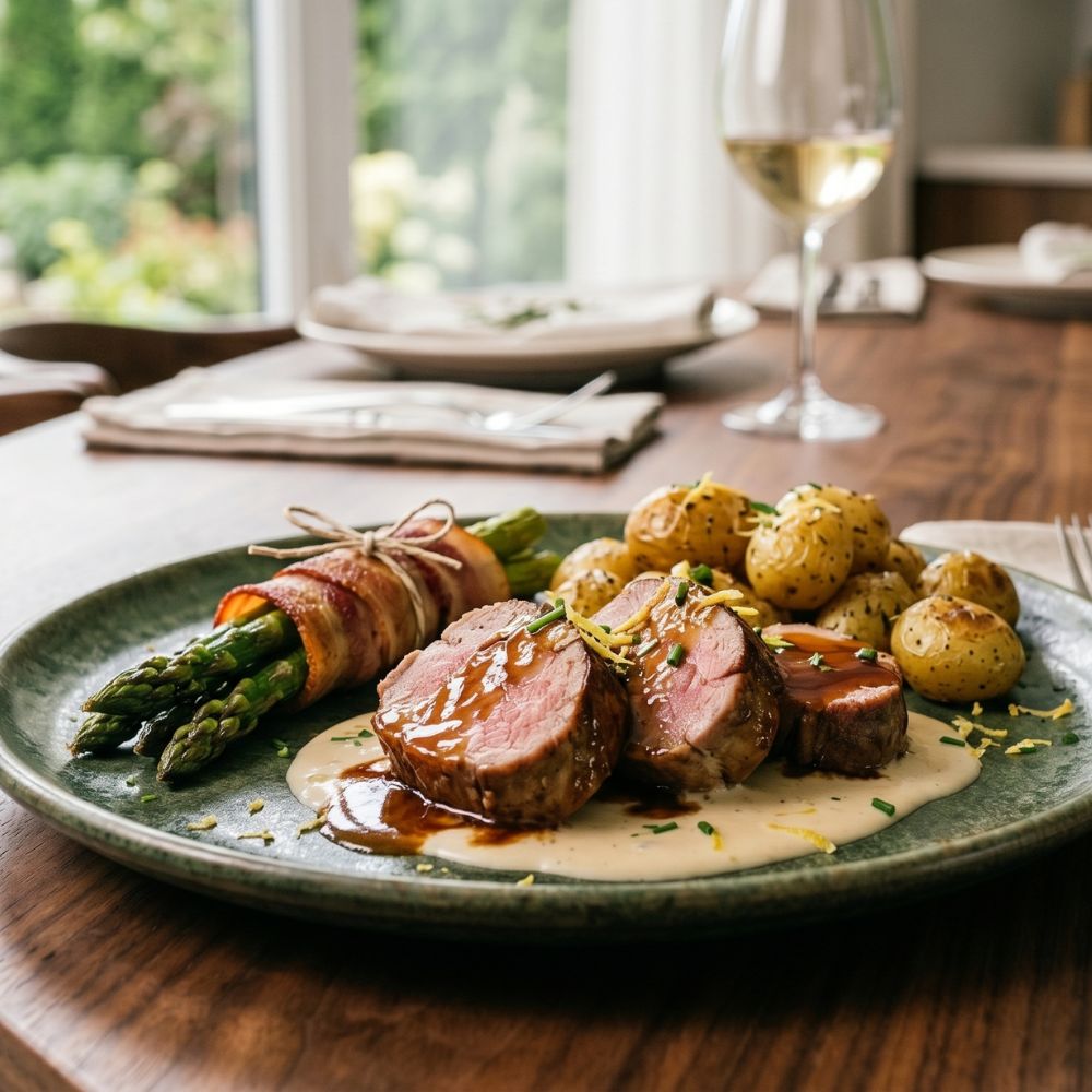 Filet de porc laqué