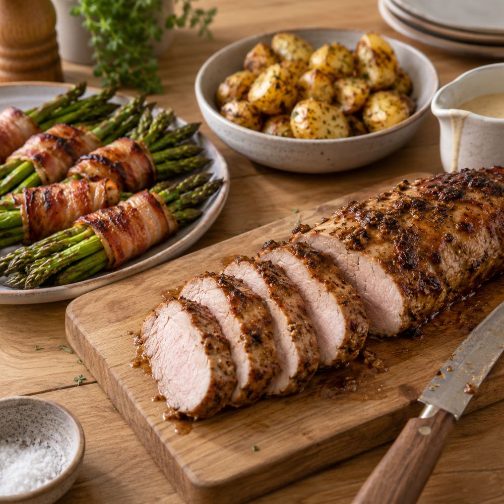 Filet de porc laqué