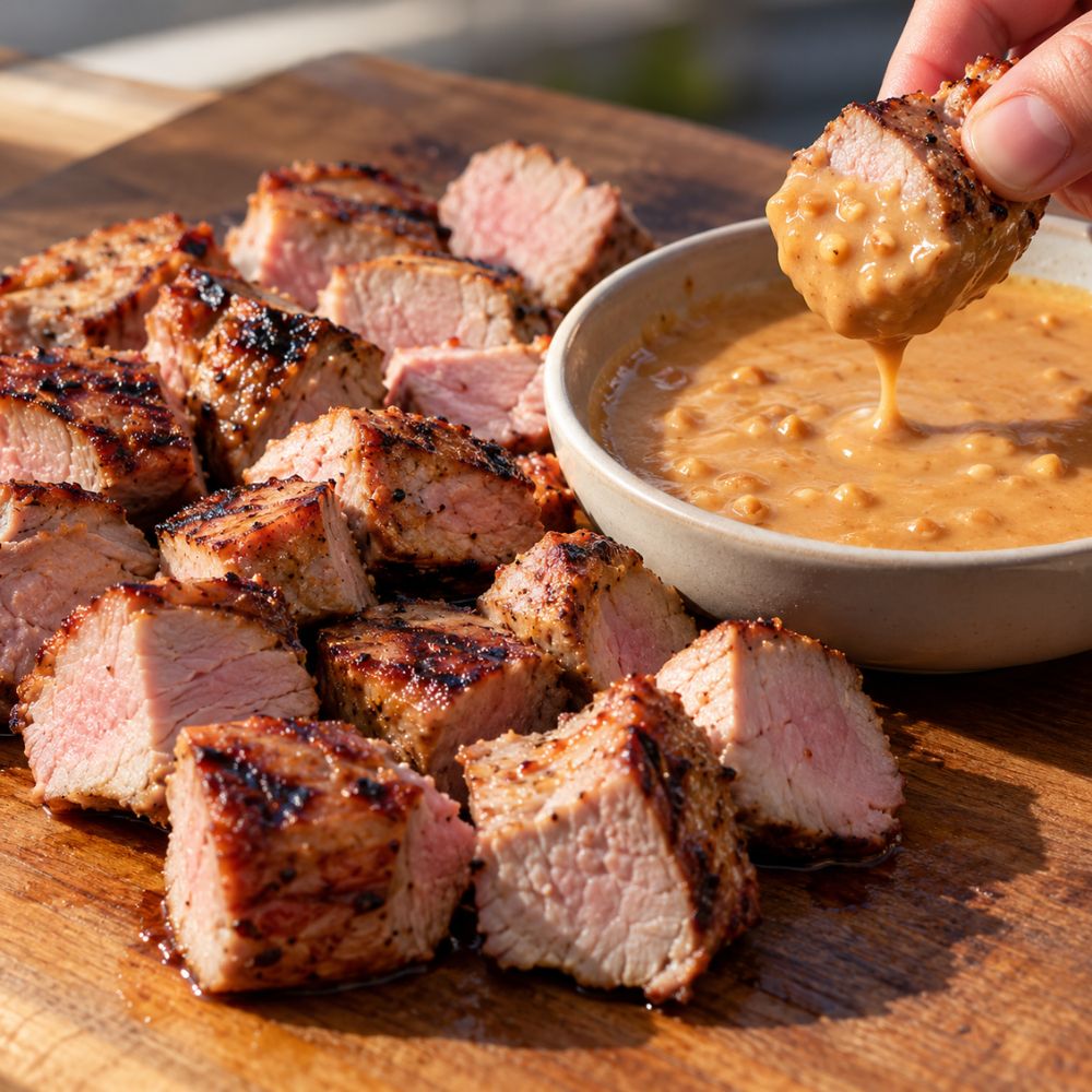 Filet de porc sauce aux arachides