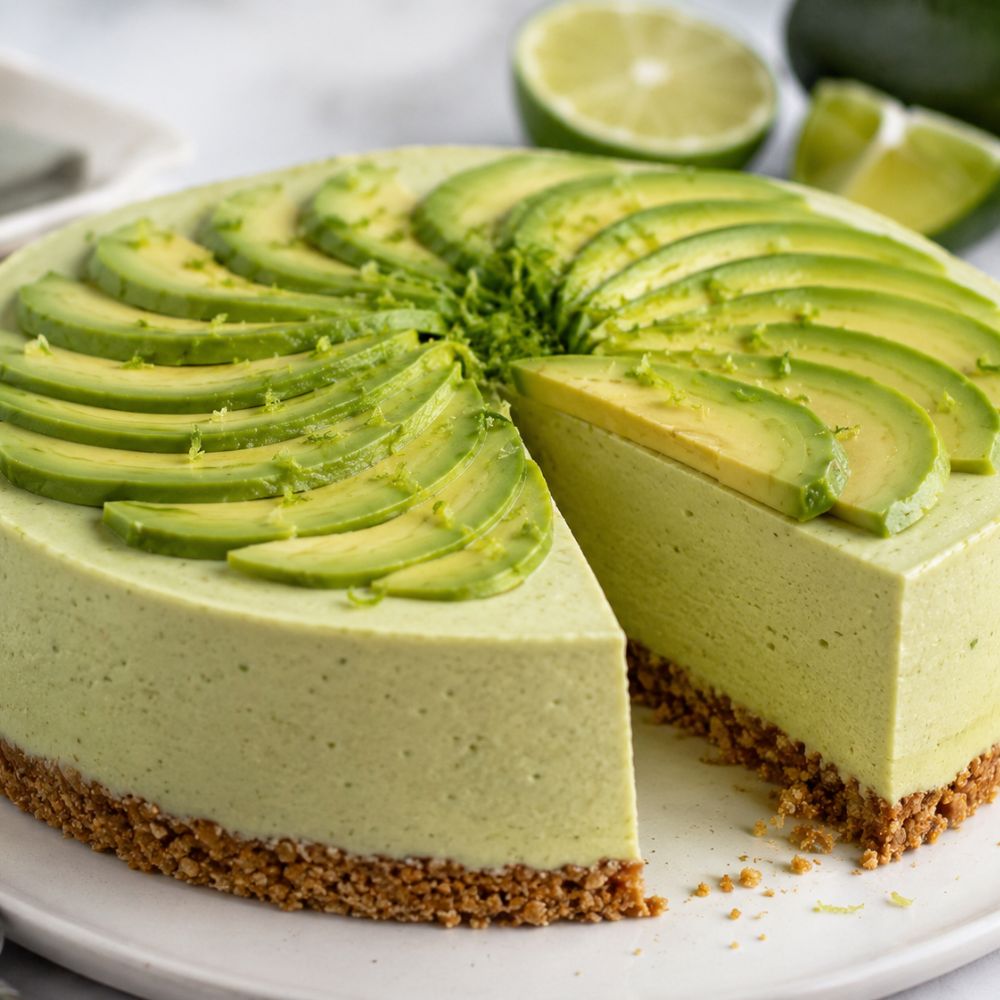 Gâteau au fromage à l’avocat