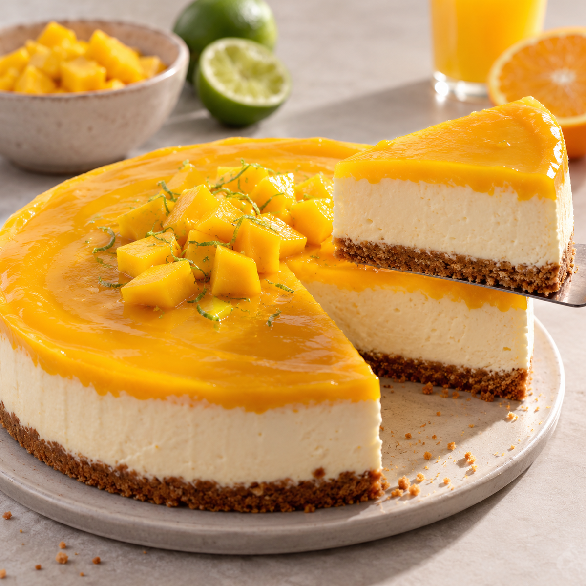 Gâteau au fromage sans cuisson