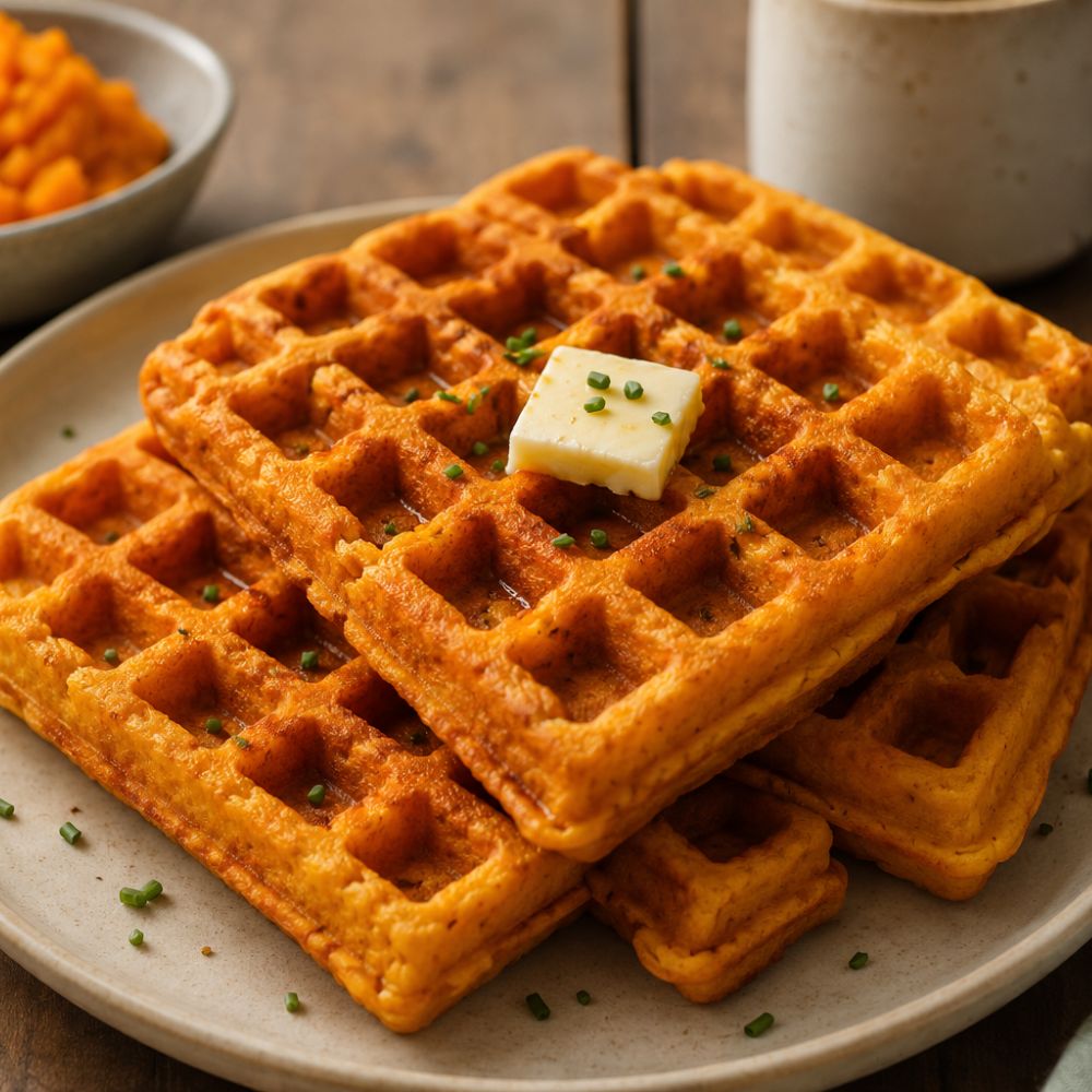 Gaufres à la patate douce