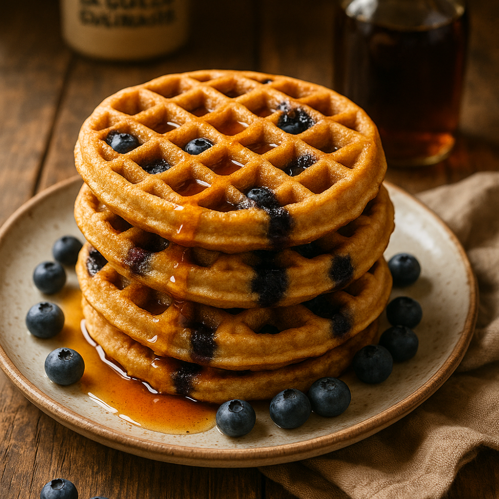 Gaufres aux bleuets
