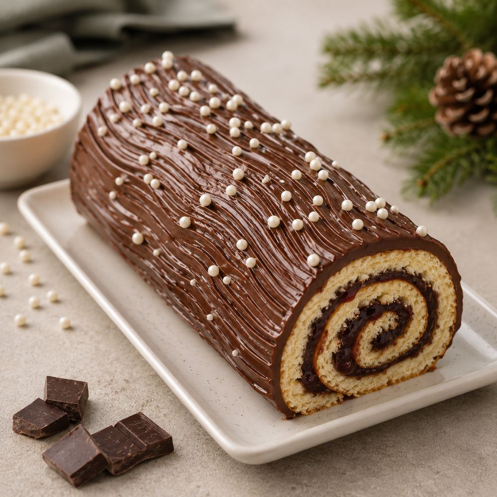 Génoise pour bûche roulée