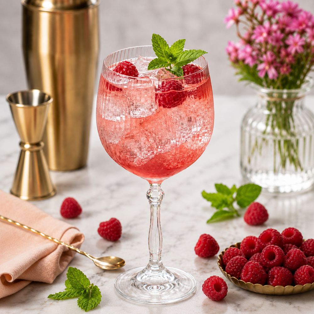 Gin Tonic à la framboise