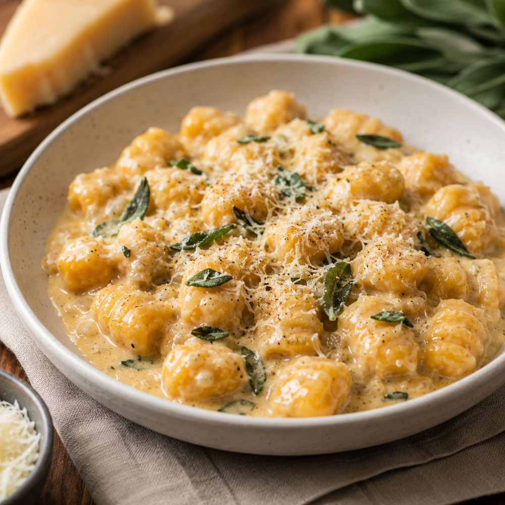 Gnocchi citrouille parmesan