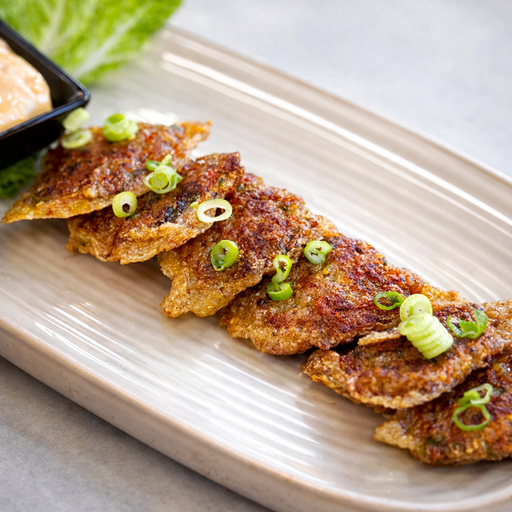 Dumplings croustillants en feuille de riz