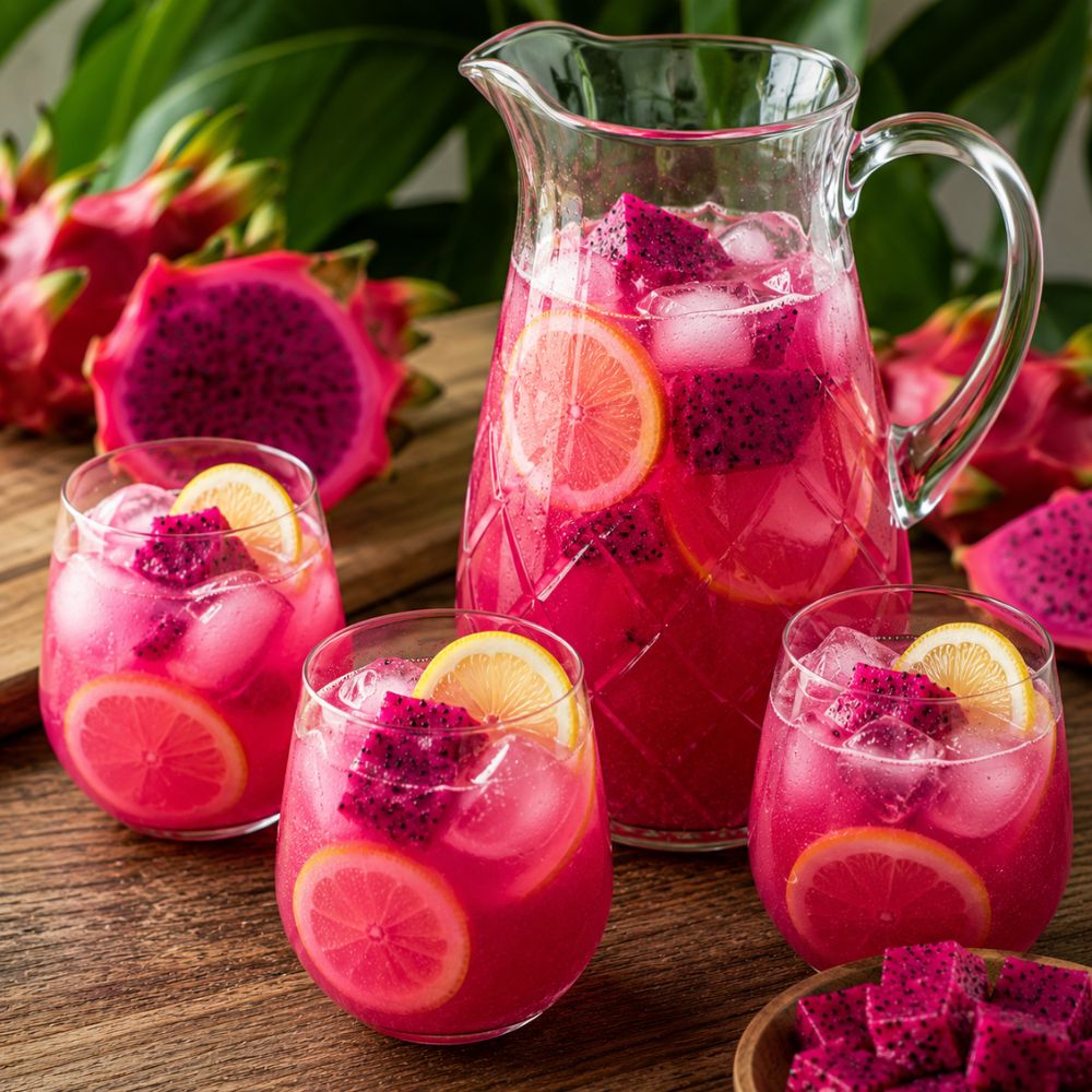 Limonade au fruit du dragon