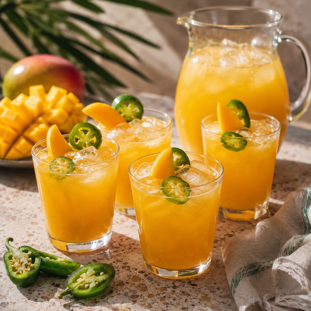 Limonade mangue et jalapeño