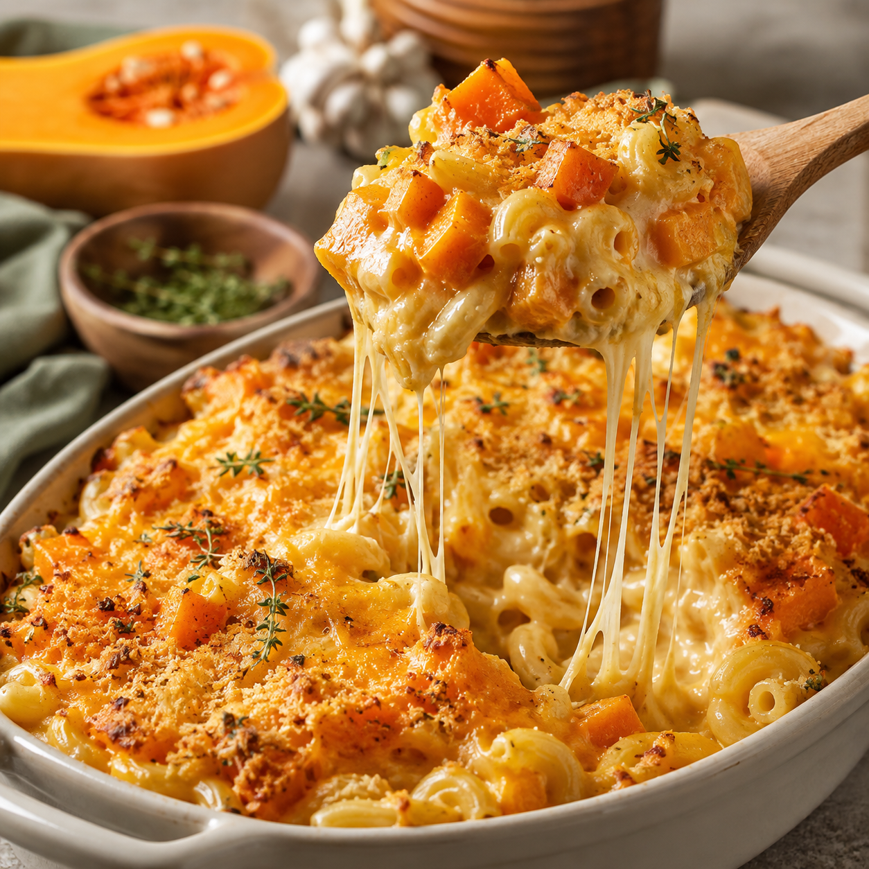 Mac and cheese à la courge
