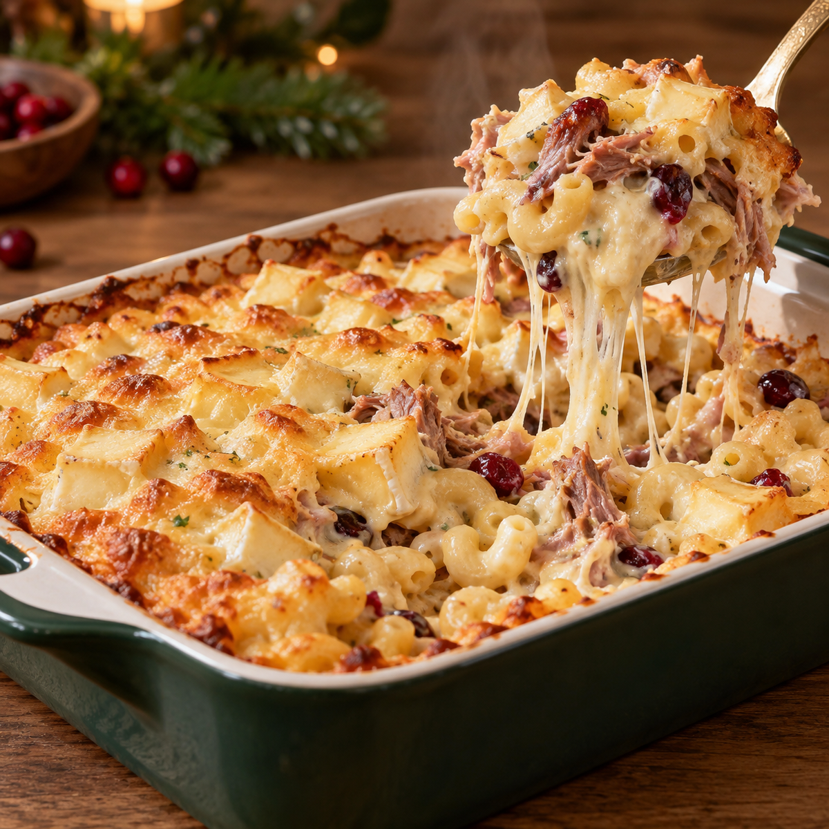Mac and cheese de noel