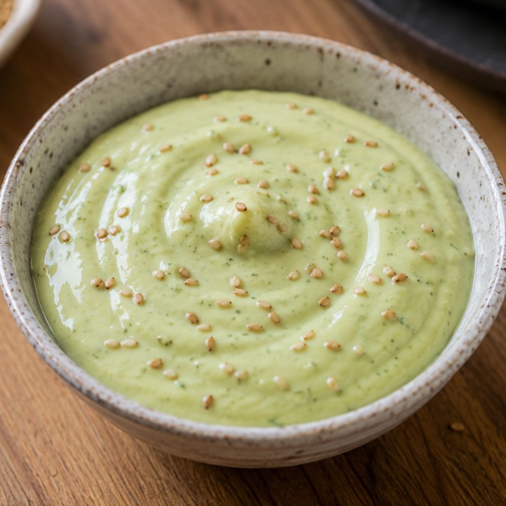 Mayonnaise au Wasabi et Sésame Torréfié