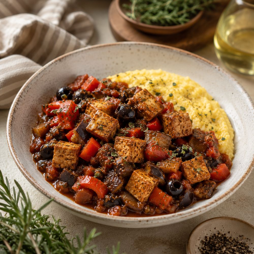 Mijoté de tempeh à la provençale