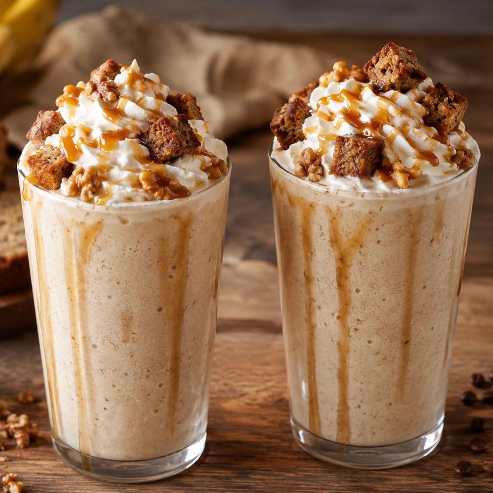 Milkshake pain aux bananes